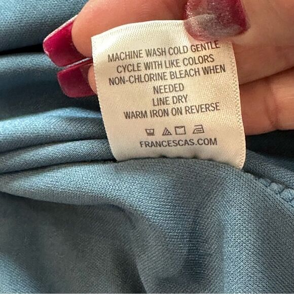 Francesca’s Teal Lace Dress SMALL - Picture 14 of 15